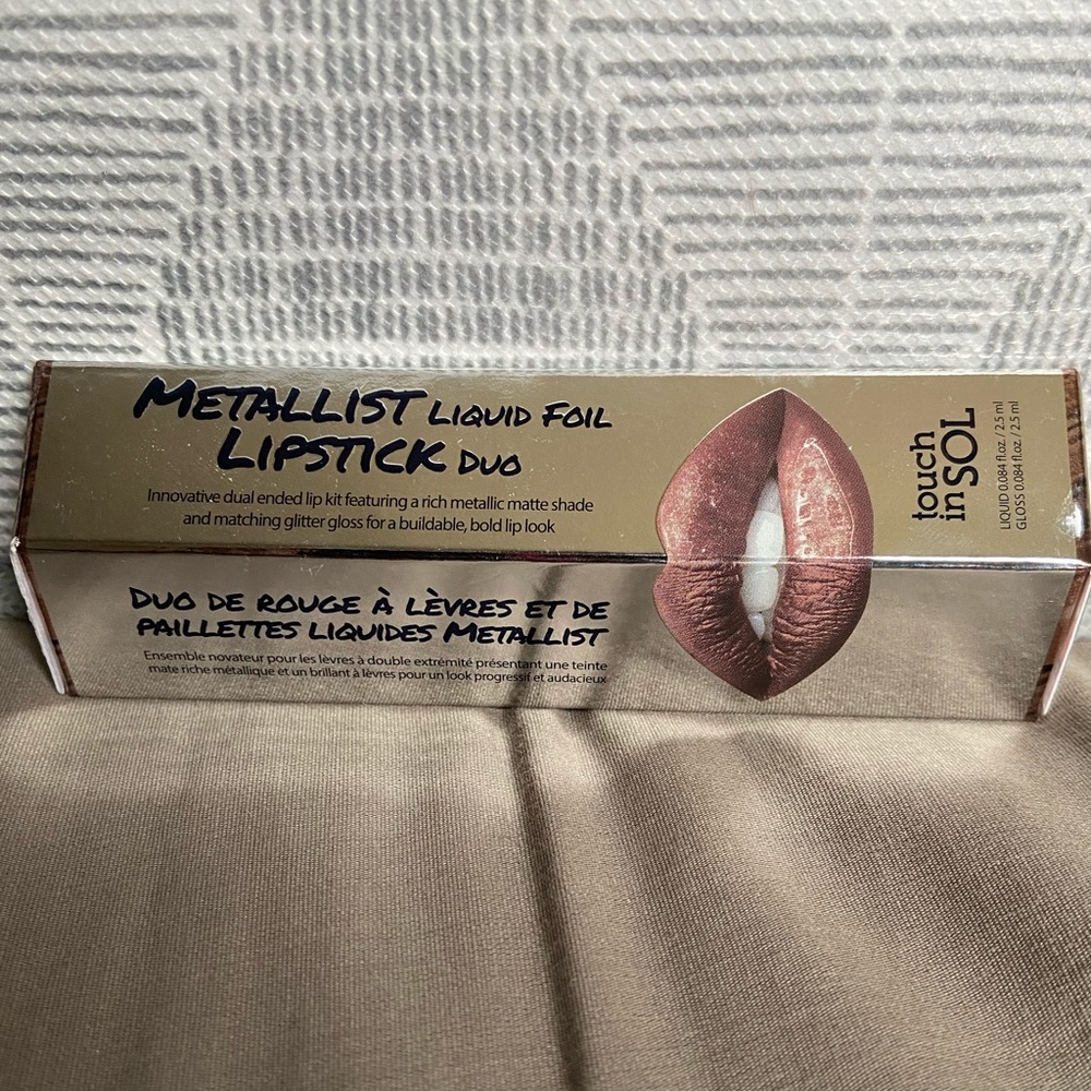 NWT Metalist Liquid Foil Lipstick Duo